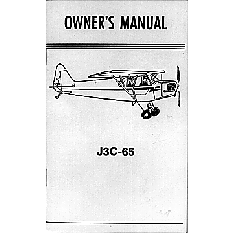 Piper J-3 C-65 Owner's Manual