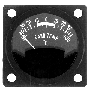 2-1/4" Carb Air Temperature Gauge by Westberg, Non-TSO'd