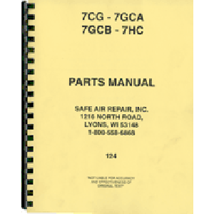 7GC, 7GCA, 7GCB, 7HC Bellanca Part Manuals