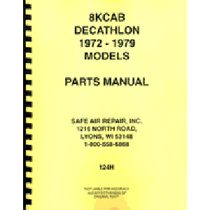 1972-1979 8KCAB Decathlon Bellanca Parts Manual
