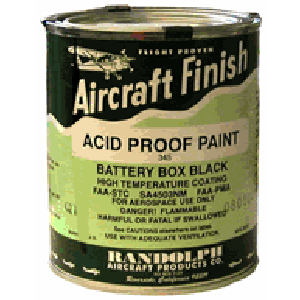 Randolph Acid Proof Paint 20-345, quart