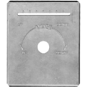 Piper Style Trim Tab Control Cover Plate, Non-TSO'd