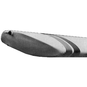 Aerodynamic Fiberglass Wing Tips, Cherokee PA-28-201, -236, FAA/PMA'd
